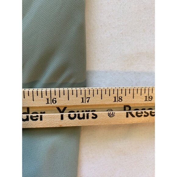 Birdy Grey Sage Green One-Shoulder Chiffon Maxi Dress Women XL Evening Gown Y2K - Picture 8 of 16